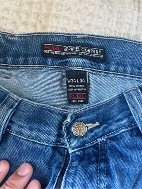 Vintage FUBU Men’s Blue Denim Jeans - Classic Fit